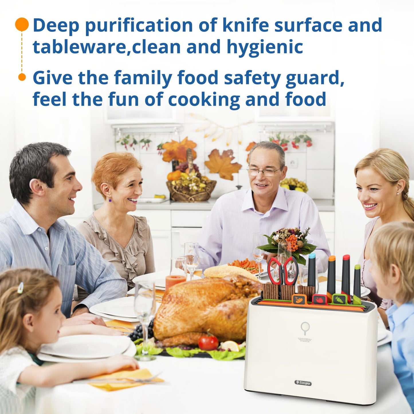 Smart cutting board and knife set