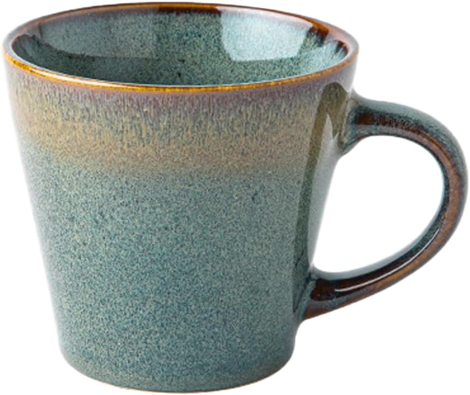 Vintage Glazed Ceramic Coffee Mug 16oz — Large Capacity Cup for Coffee, Tea, Milk, Microwave & Dishwasher Safe