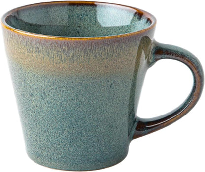 Vintage Glazed Ceramic Coffee Mug 16oz — Large Capacity Cup for Coffee, Tea, Milk, Microwave & Dishwasher Safe