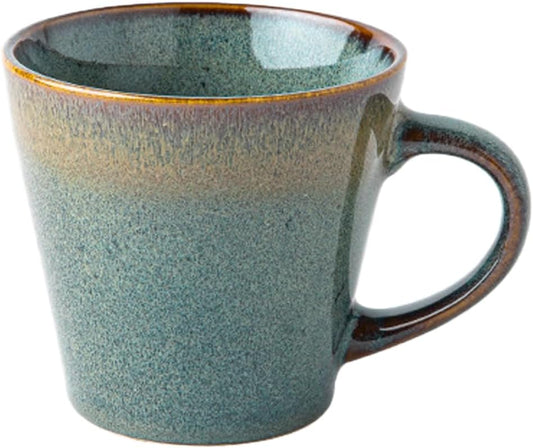 Vintage Glazed Ceramic Coffee Mug 16oz — Large Capacity Cup for Coffee, Tea, Milk, Microwave & Dishwasher Safe