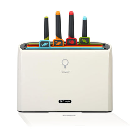 Smart cutting board and knife set