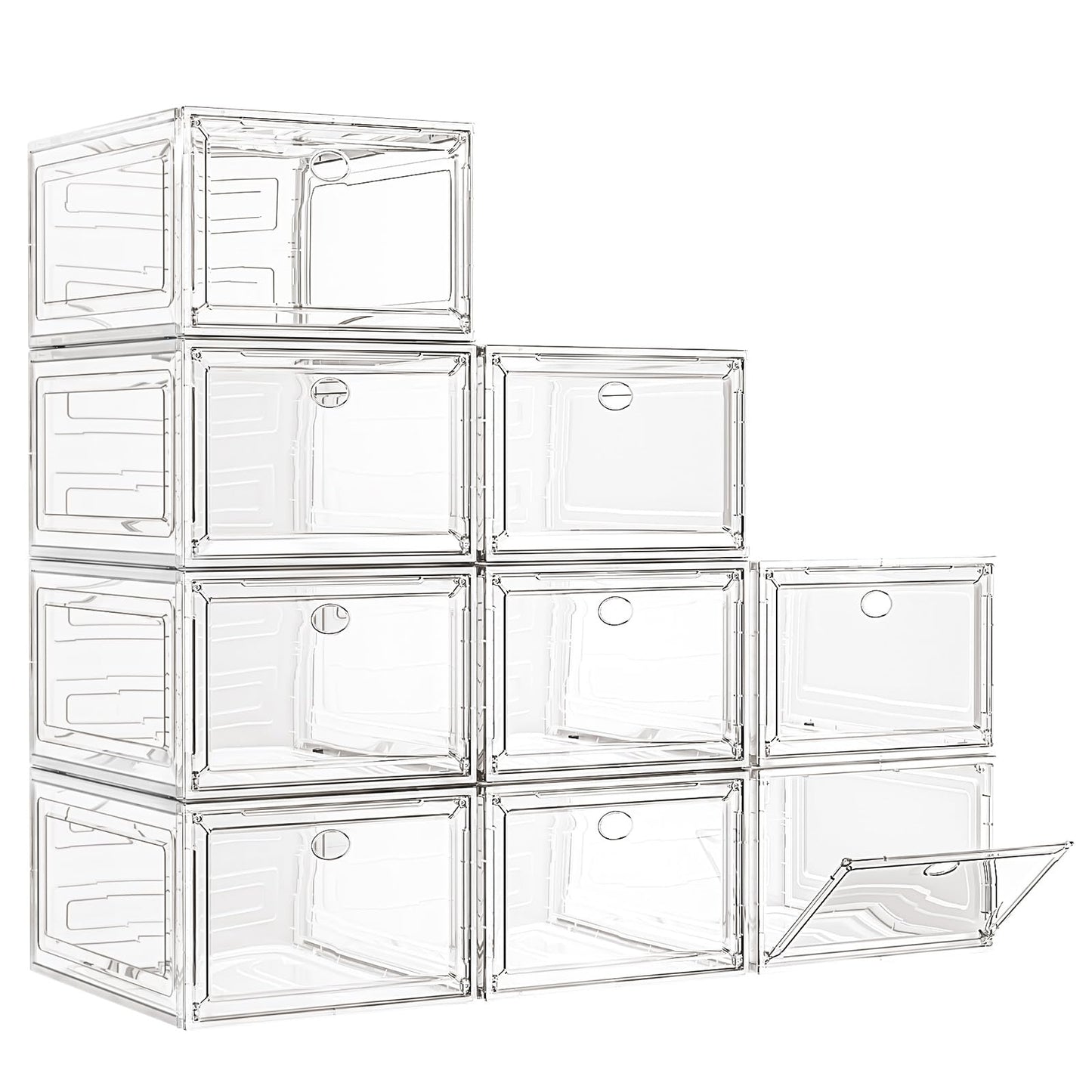 Transparent storage box [thickened material]