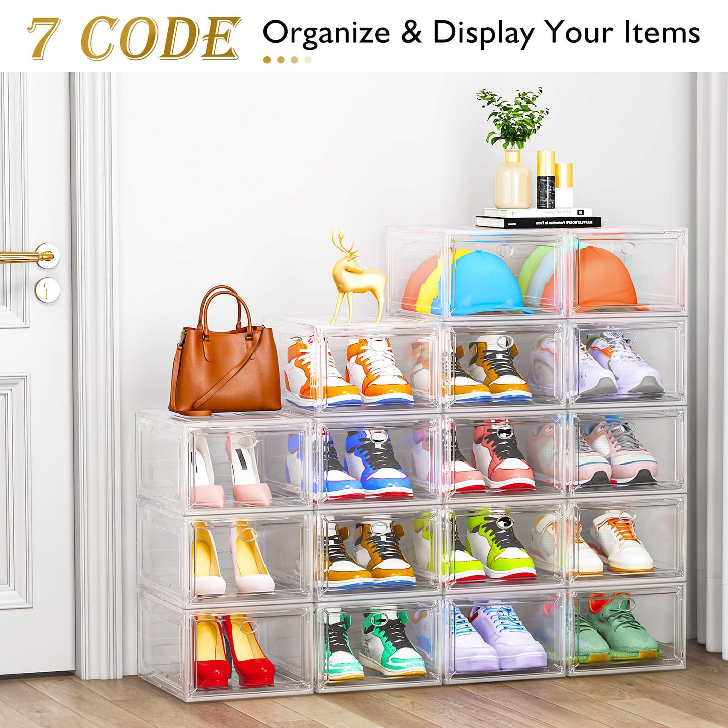 Transparent storage box [thickened material]