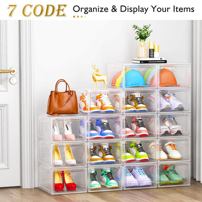 Transparent storage box [thickened material]