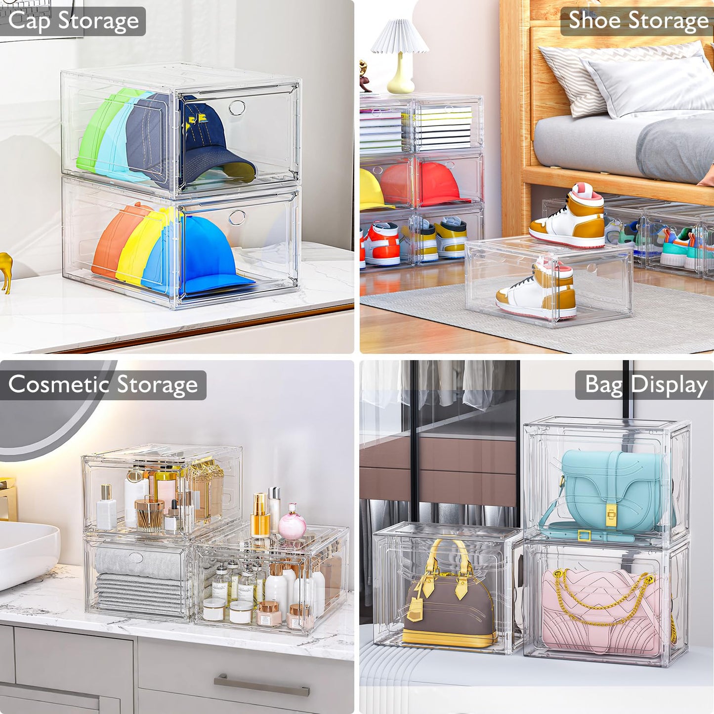 Transparent storage box [thickened material]